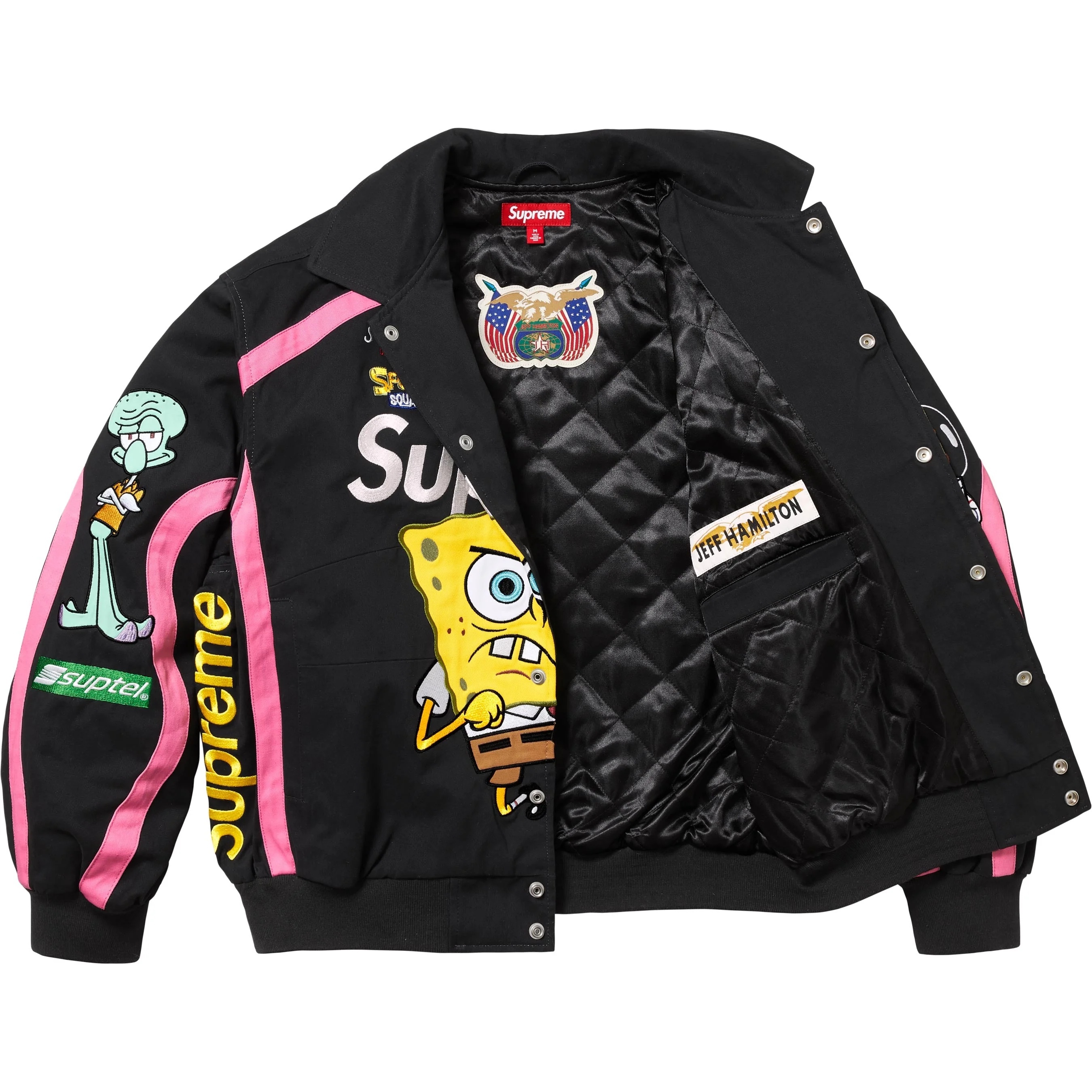 Supreme®/SpongeBob SquarePants Jeff Hamilton Racing Jacket view 6